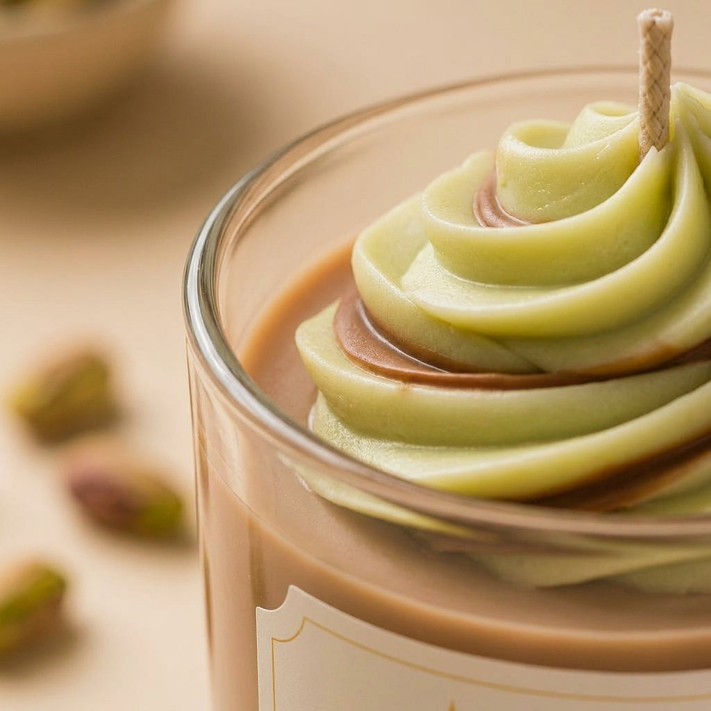 Dubai Chocolate Pistachio Crunch Candle | Viral Dessert Drop