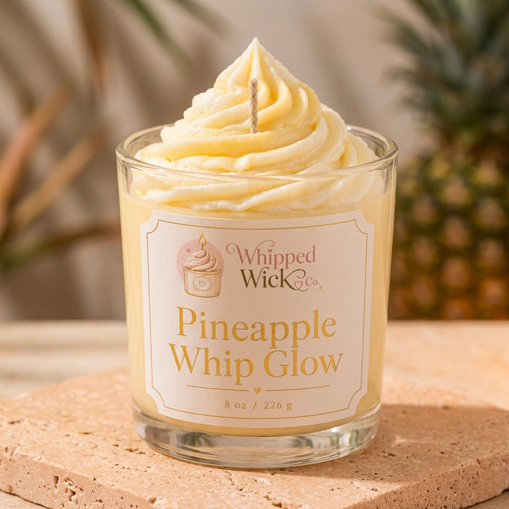 Pineapple Whip Glow Candle | Tropical Summer Candle