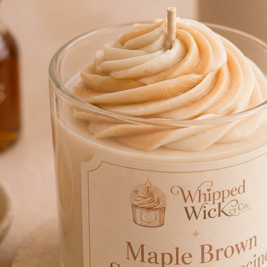 Maple Brown Sugar Cappuccino Candle | Cozy Café Candle