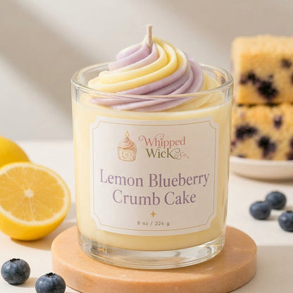 Lemon Blueberry Crumb Cake Candle | Fruity Bakery Candle