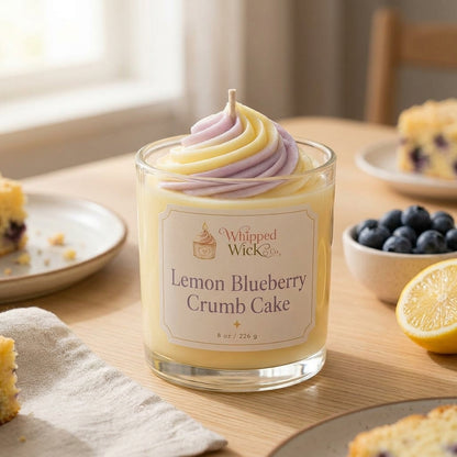 Lemon Blueberry Crumb Cake Candle | Fruity Bakery Candle