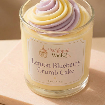 Lemon Blueberry Crumb Cake Candle | Fruity Bakery Candle