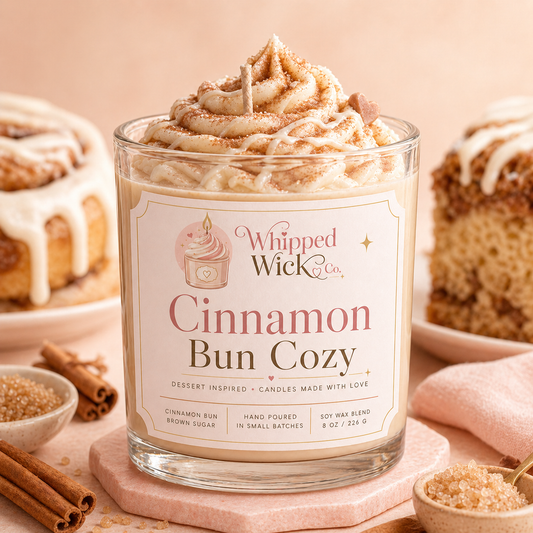 Cinnamon Bun Candle | Whipped Wick Co.