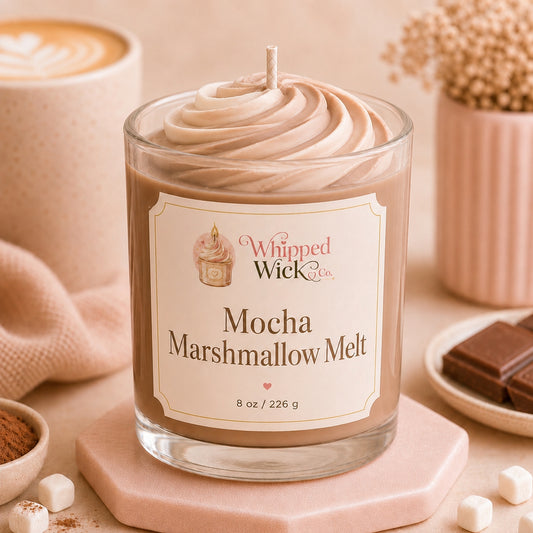 Mocha Marshmallow Melt Candle | Whipped Wick Co.