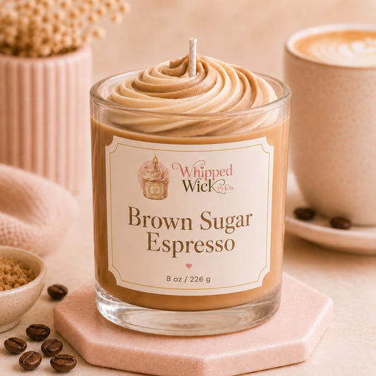 Brown Sugar Espresso Candle | Whipped Wick Co.