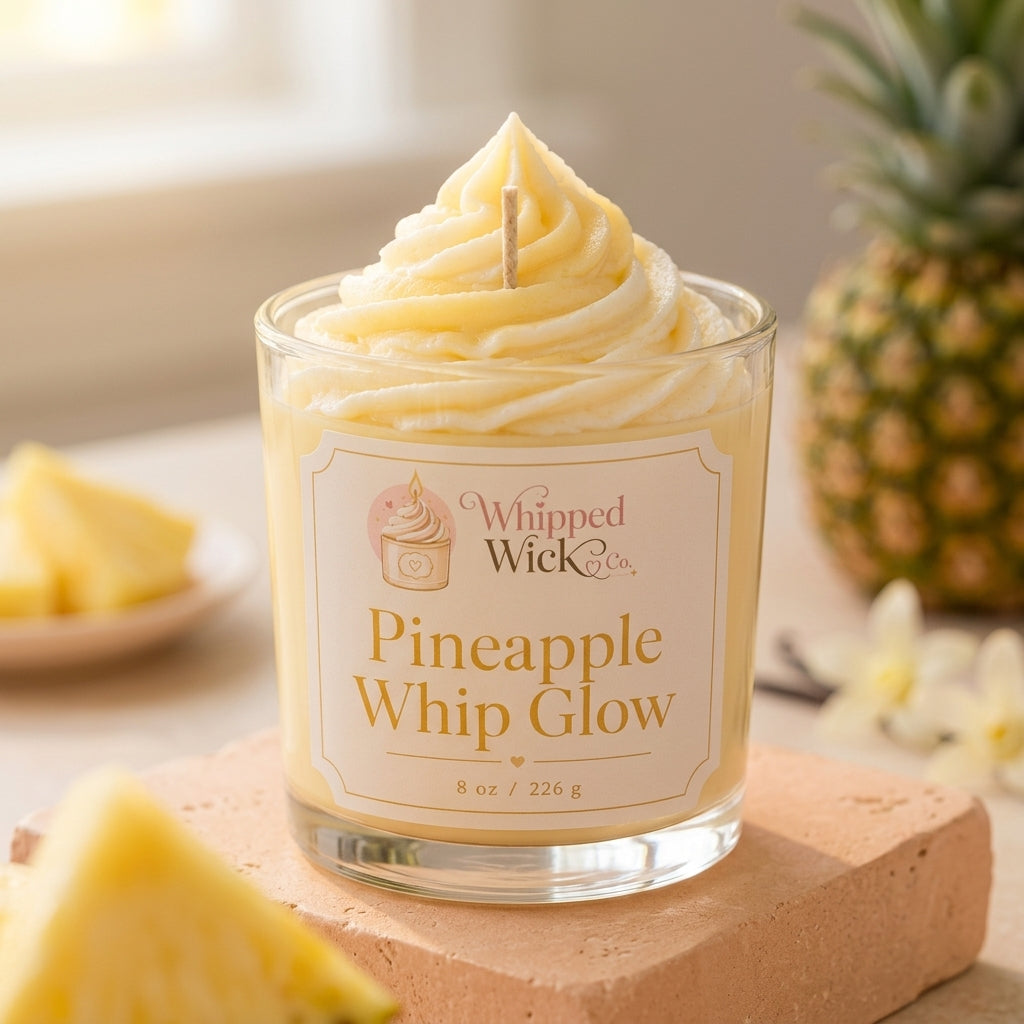 Pineapple Whip Glow Candle | Tropical Summer Candle