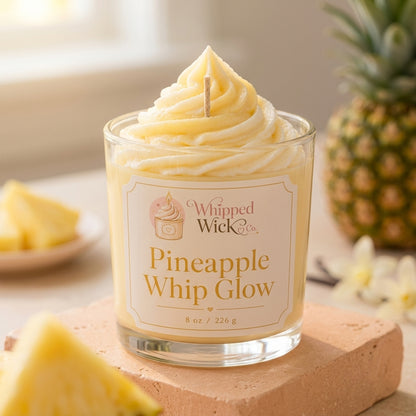 Pineapple Whip Glow Candle | Tropical Summer Candle