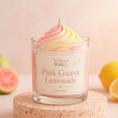 Pink Guava Lemonade Candle | Fruity Lemonade Candle