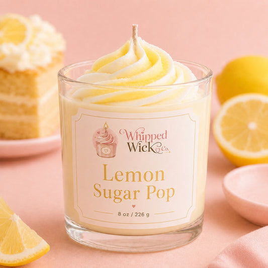Lemon Sugar Candle | Whipped Wick Co.