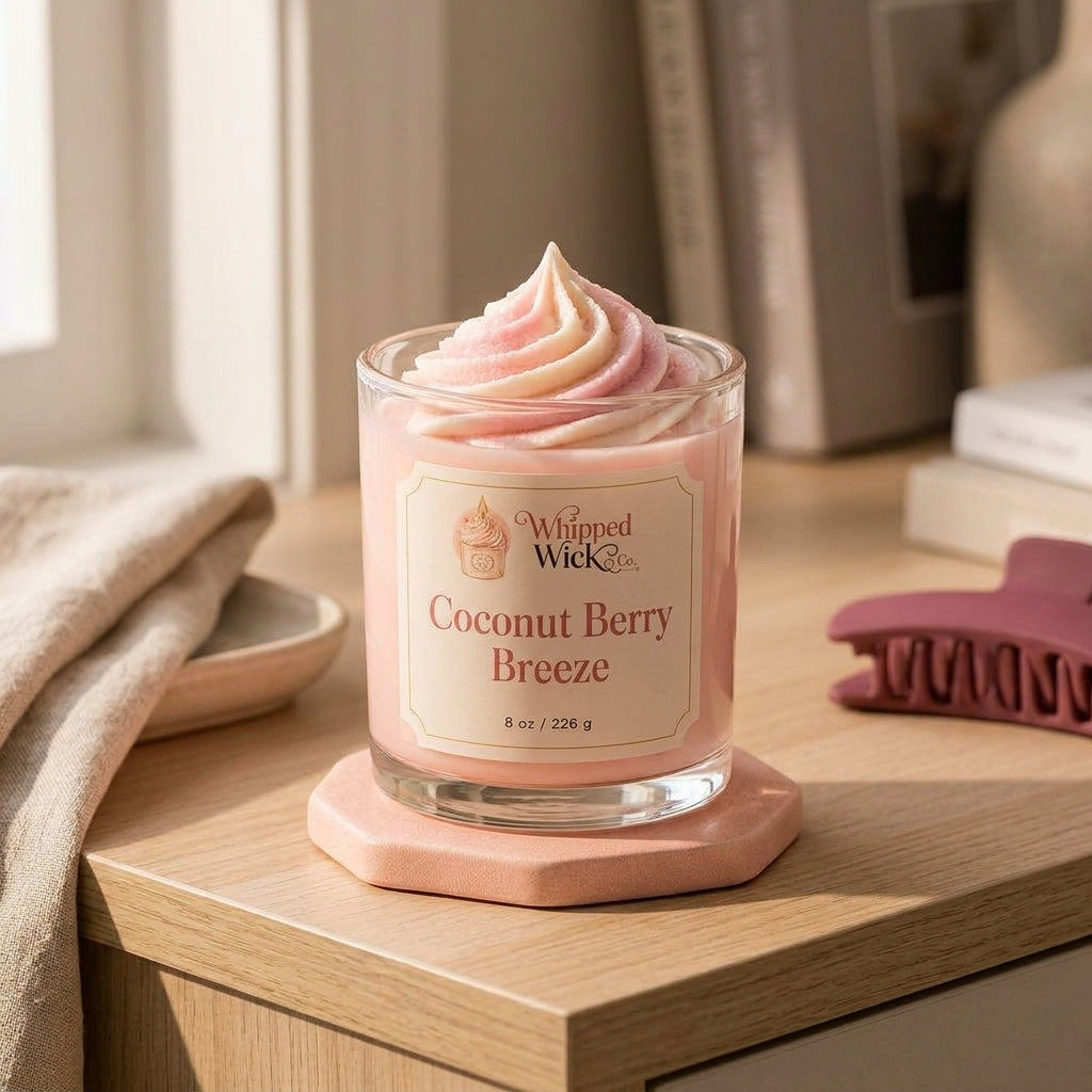Coconut Berry Candle | Coconut Cream Summer Candle