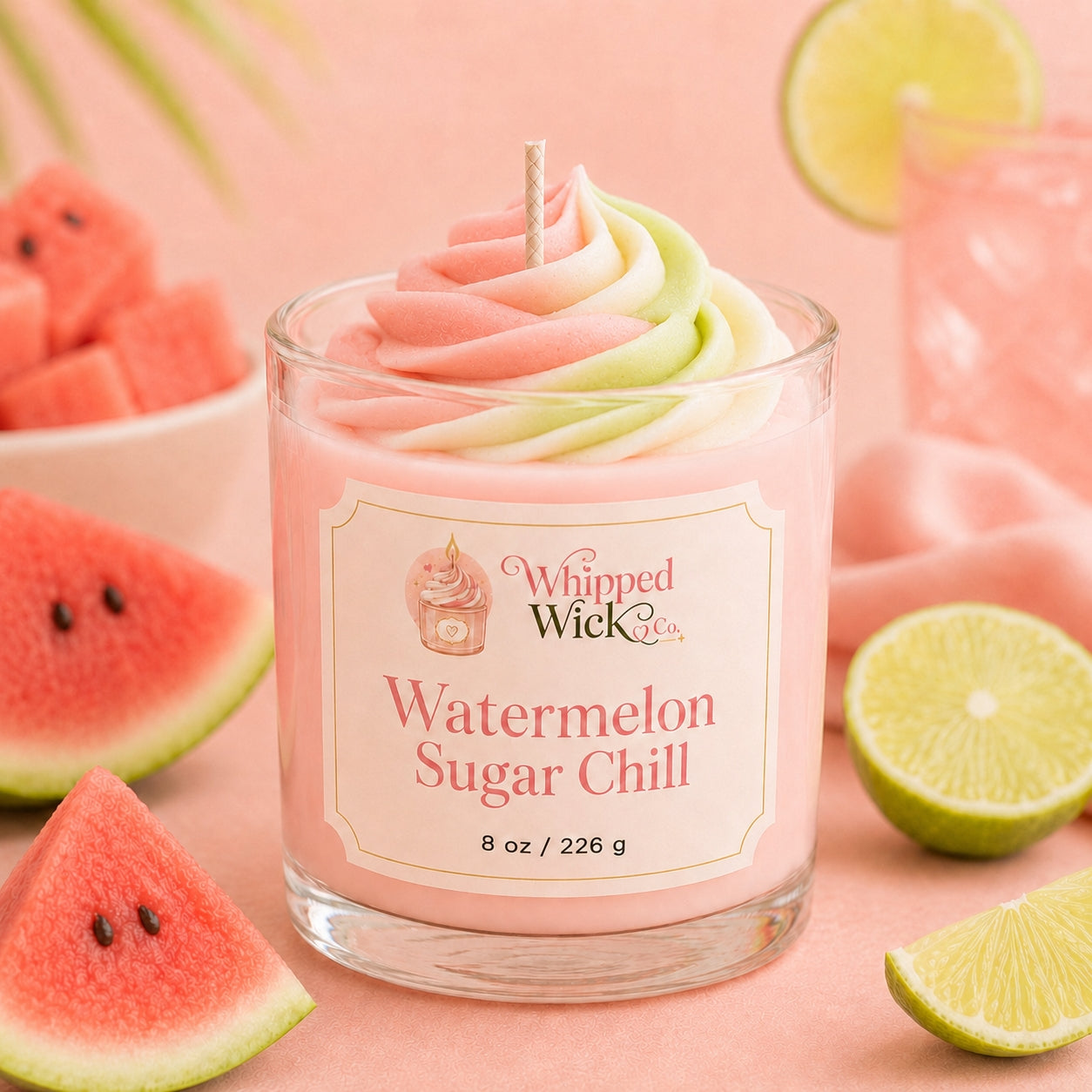Watermelon Candle | Watermelon Sugar Summer Candle