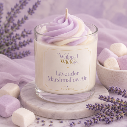 Lavender Marshmallow Air Whipped Candle