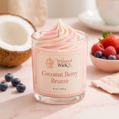 Coconut Berry Candle | Coconut Cream Summer Candle