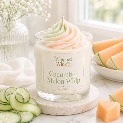 Cucumber Melon Whip Whipped Candle