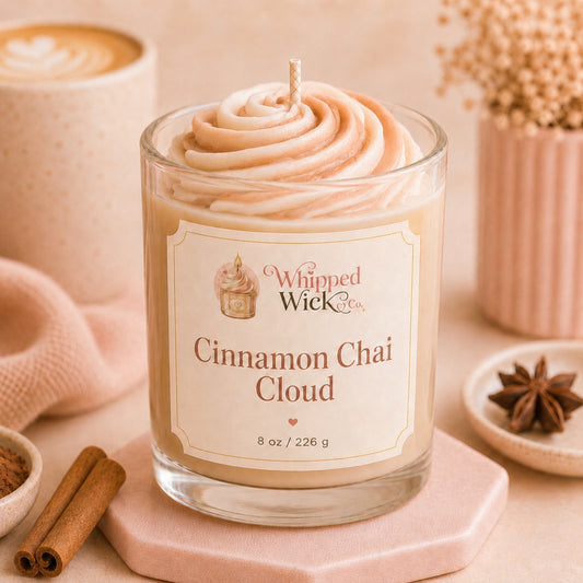 Cinnamon Chai Cloud Candle | Whipped Wick Co