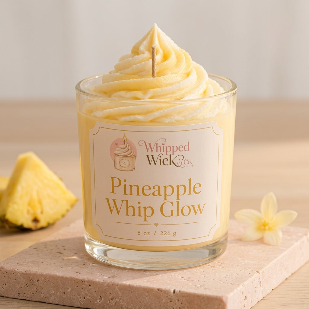 Pineapple Whip Glow Candle | Tropical Summer Candle