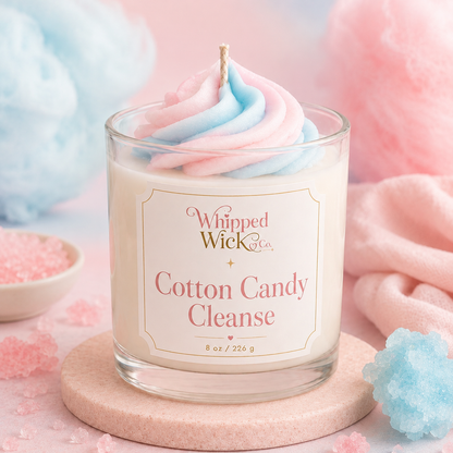 Cotton Candy Cleanse Whipped Candle